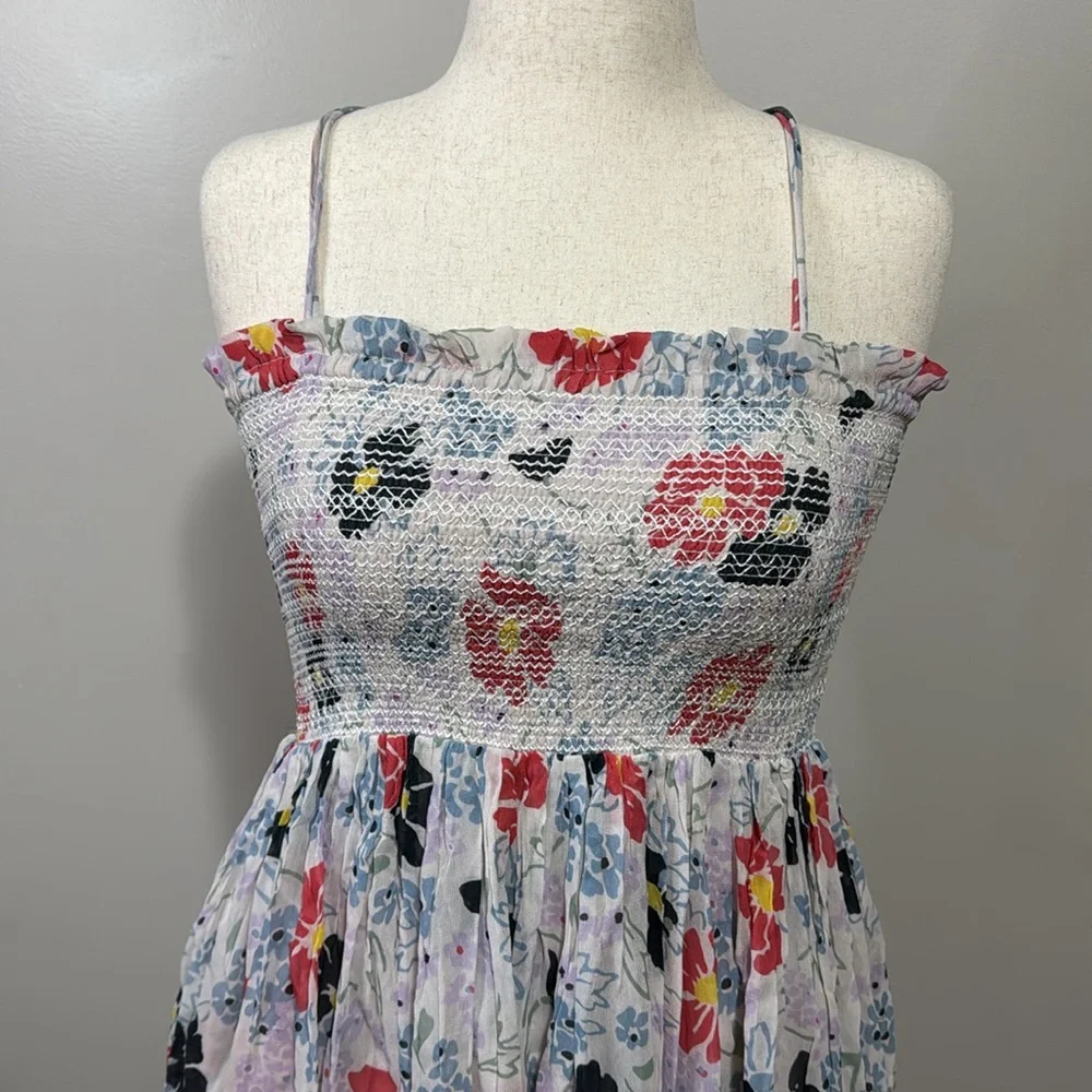ANTHROPOLOGIE X LILY & LIONEL Annie Maxi Dress in white floral - Picture 4 of 7